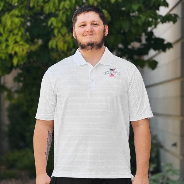 Champion Patriotic I-State White Polo